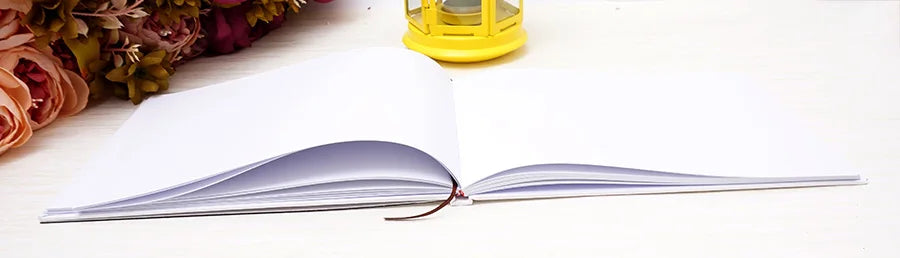 25x18cm Different Styles Personalized Unique Wedding Signature Guest Book Acrylic Mirror Cover Horizontal Book For Party Decor