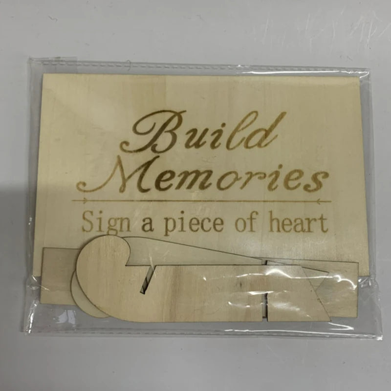 Wedding Party signing card signature wishing tree Guest Book Tree Wooden love Hearts Pendant Drop Ornaments Party Decoration