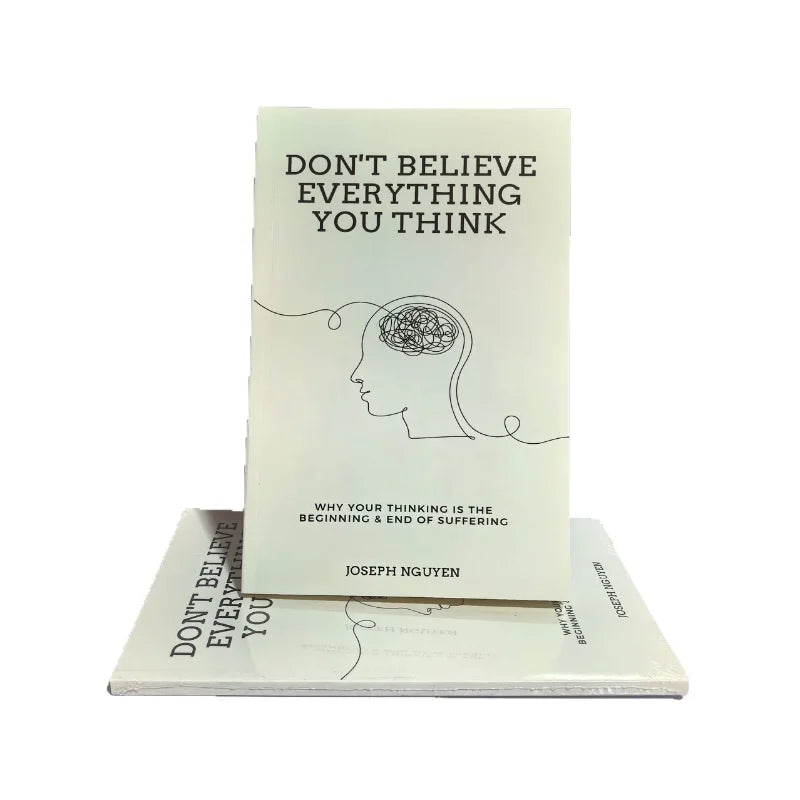 Don't Believe Everything You Think, How To Stop Thinking, Overcome Anxiety and Self-doubt Books Books in English Bíblia