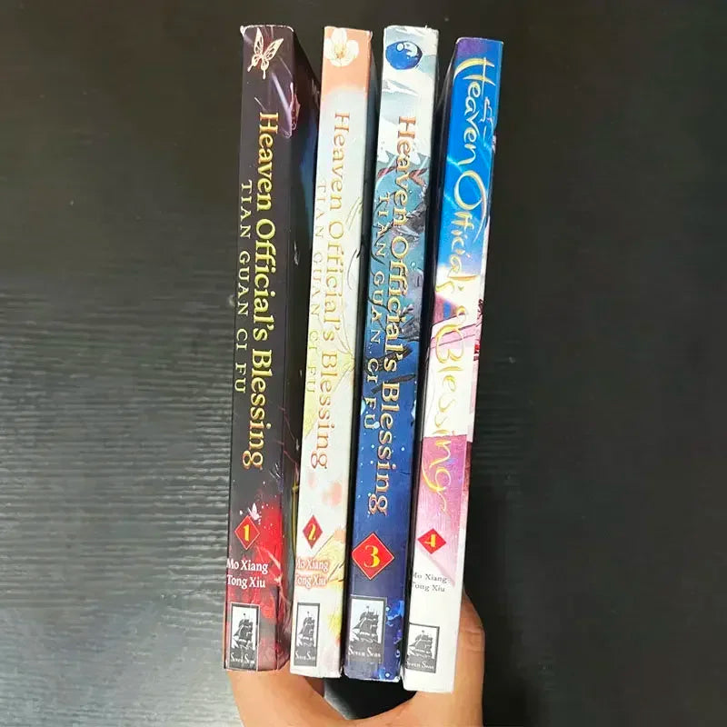 Tian Guan Ci Fu Novel Books English Version of Ancient Chinese Romance Novels1-4 Physical Books New Heaven Official's Blessing