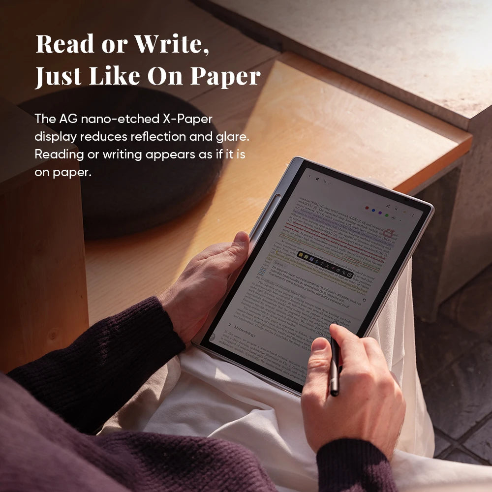 XPPen Magic Note Pad 3-in-1 Ink Paper Light Nature Color E-book Reader Android 14 Graphics Tablet Digital Writing Notebook Pad