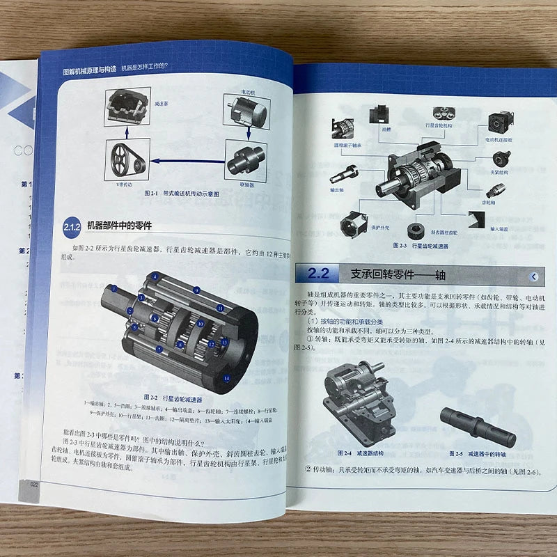 Illustrated Mechanical Principles and Construction Book: How do machines work?