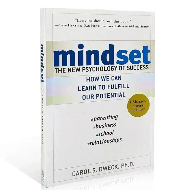 Mindset The New Psychology Of Success English Book by Carol S. Dweck Foreign Literature Inspirational Book harrypotter papeterie