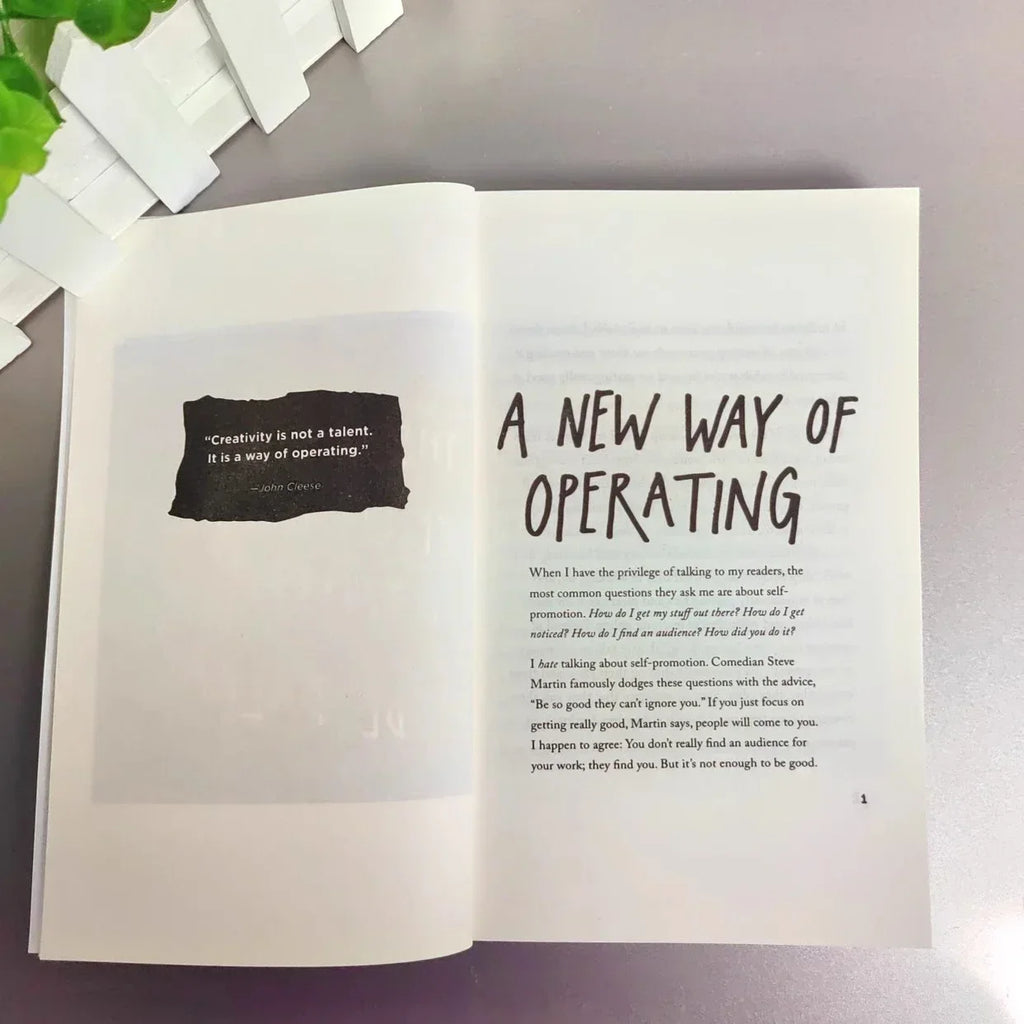 Show Your Work! by Austin Kleon -10 Ways to Share Your Creativity & Get Discovered Self-Help Book for Artists Entrepreneurs Gift