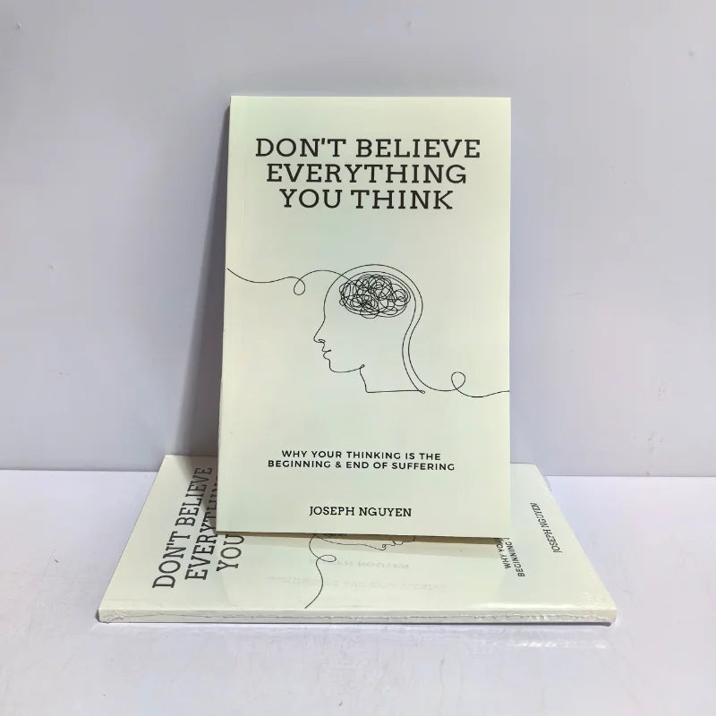 Don't Believe Everything You Think, How To Stop Thinking, Overcome Anxiety and Self-doubt Books Books in English Bíblia
