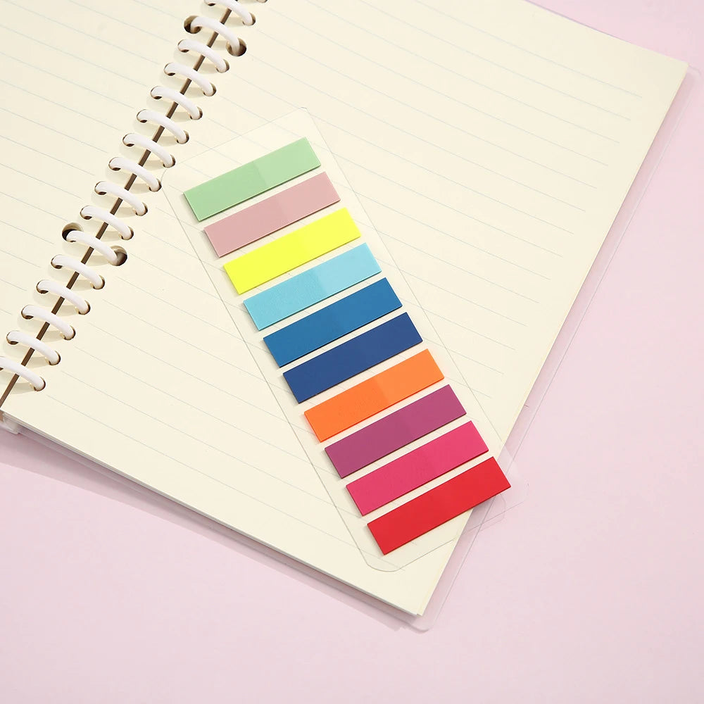 200-14400Sheets Transparent Index Creative Memo Pads Sticky Note Book Tabs Office School Stationery Self-Adhesive Stickers