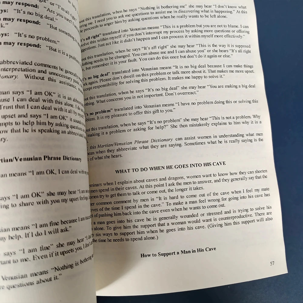 1 book Men Are from Mars Women Are form venus Paperback English book