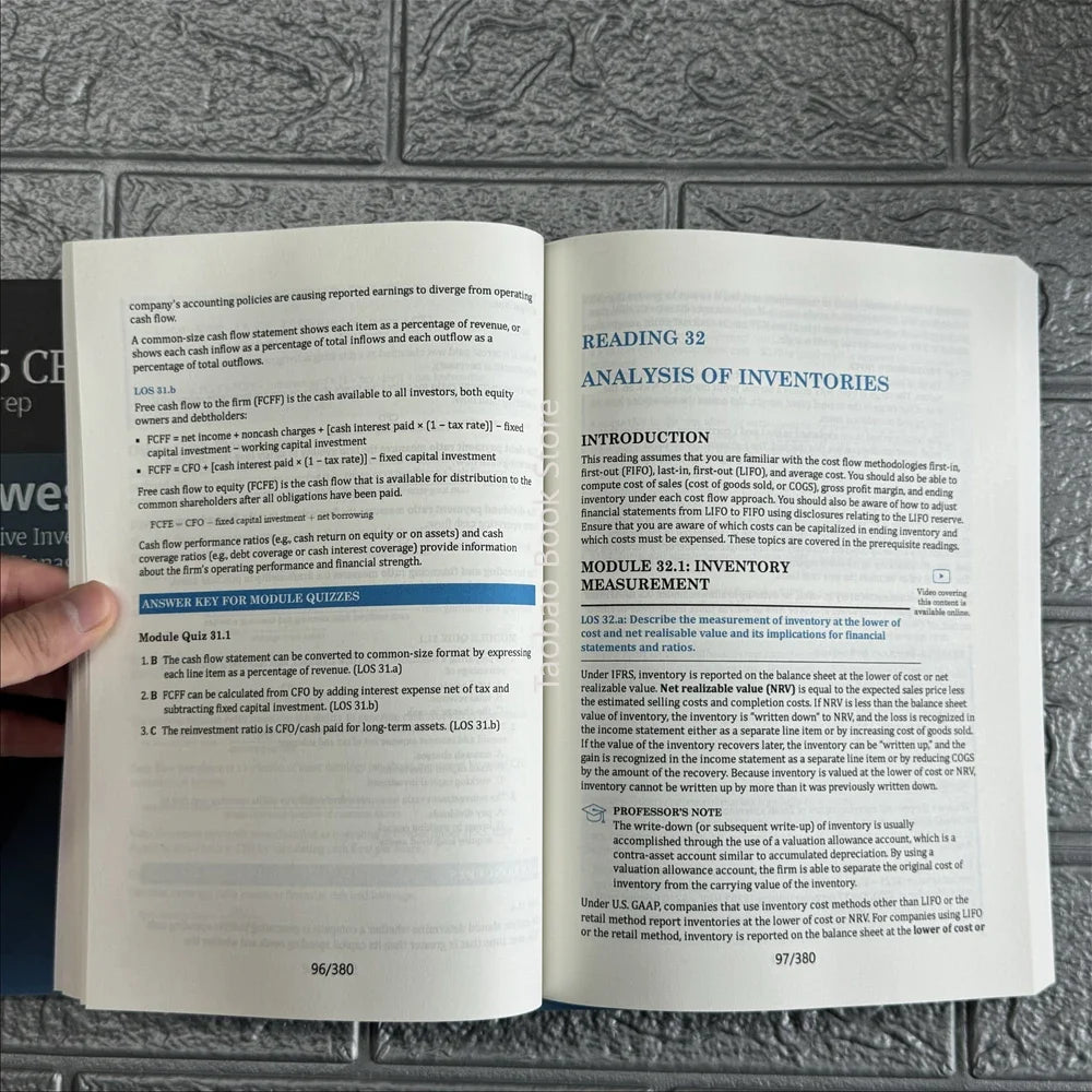 2025 CFA Level 1 SchweserNotes Fimancial Statement Analysis and Equity Investments,Quantitative Methods, English Notes Books