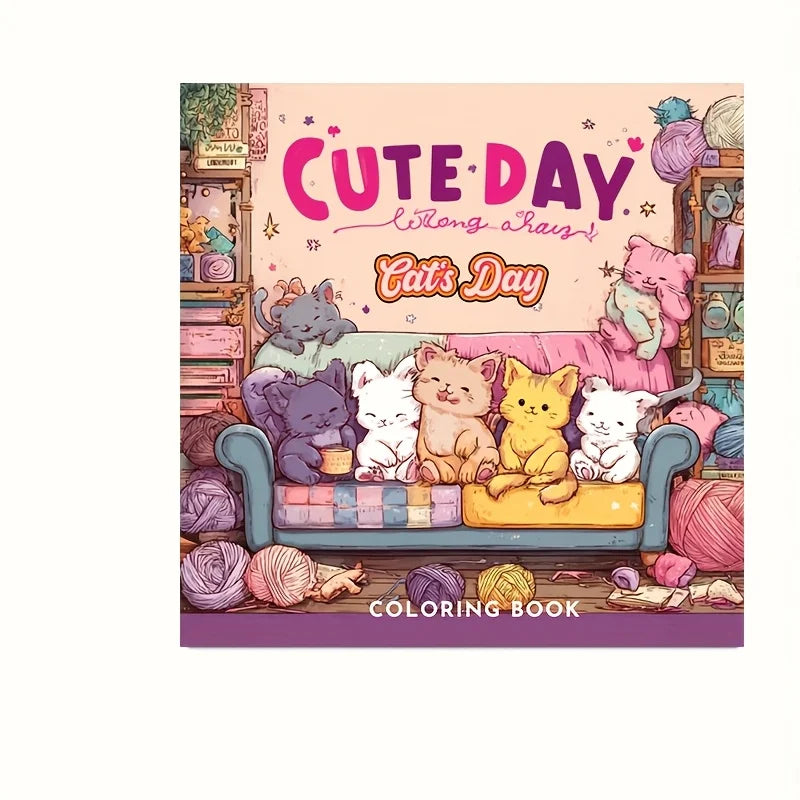 28 Pages Charming Seas Coloring Book for Adult Stress Reduction | Colouring Book for Relax and Mood Reduction Valentine's Day