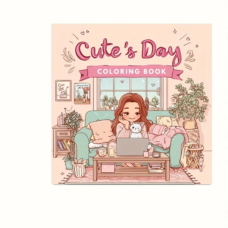 28 Pages Charming Seas Coloring Book for Adult Stress Reduction | Colouring Book for Relax and Mood Reduction Valentine's Day