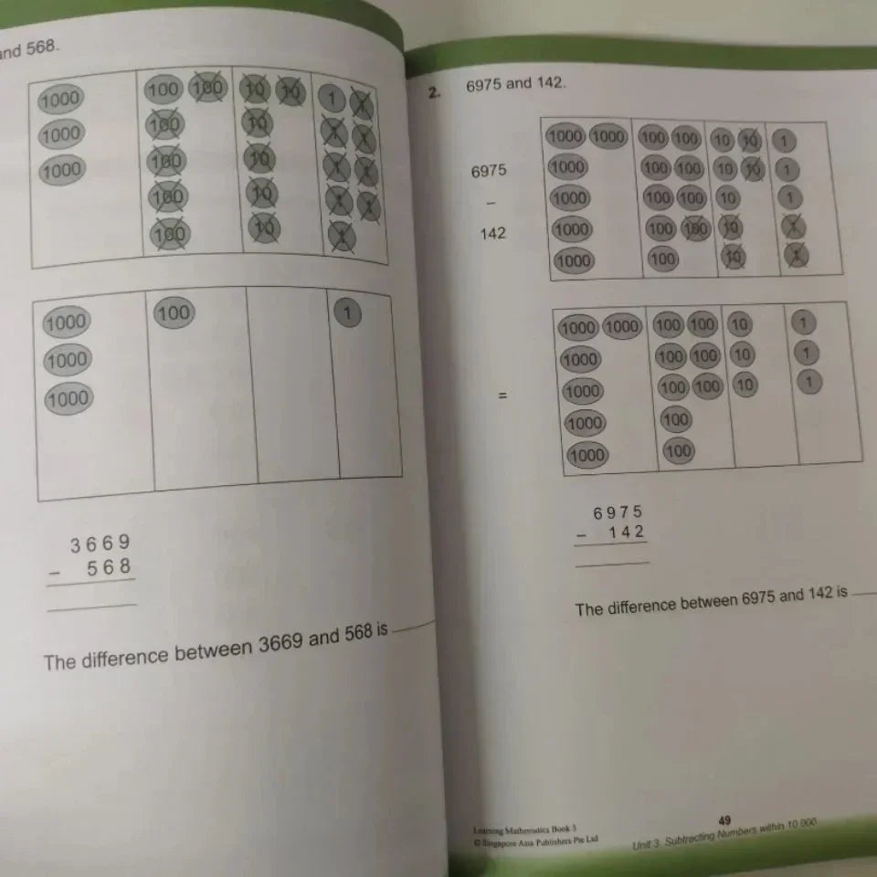3 Books SAP Learning Math N K1 K2 Singapore Mathematics Kindergarten Learning Series English Exercise Book