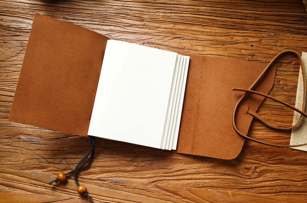 Handmade Loose-leaf Book Magic Diary Cowhide Retro Travel Notebook Thickened Sketchbook Notepad to Send Friends Birthday Gifts